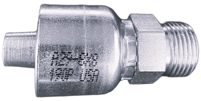 A Series O-Ring Face Seal (ORF) - Male Solid